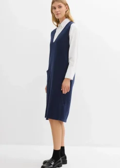 Damen bonprix Bekleidung·Umstandsmode|Strickmode|Strickkleid aus reiner Baumwolle