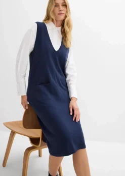 Damen bonprix Bekleidung·Umstandsmode|Strickmode|Strickkleid aus reiner Baumwolle