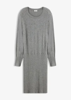 Strickkleid aus softem Viskose-Mix Damen Kleider|Strickmode