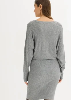 Strickkleid aus softem Viskose-Mix Damen Kleider|Strickmode