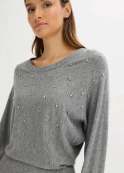 Strickkleid aus softem Viskose-Mix Damen Kleider|Strickmode