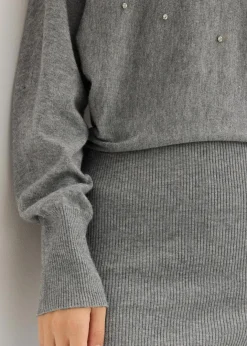 Strickkleid aus softem Viskose-Mix Damen Kleider|Strickmode