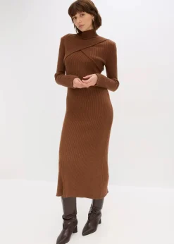 Online Strickkleid aus softem Viskose-Mix Damen Bekleidung·Umstandsmode|Bekleidung·Pullover & Strickjacken