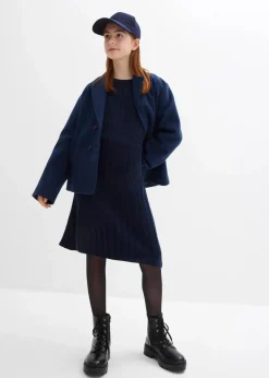 Outlet Strickkleid aus softem Viskose-Mix Kinder Mädchen 9-16 Jahre·Kleider & Jumpsuits
