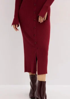 Damen bonprix Bekleidung·Umstandsmode|Strickmode|Strickkleid aus softem Viskose-Mix