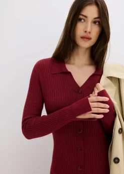 Damen bonprix Bekleidung·Umstandsmode|Strickmode|Strickkleid aus softem Viskose-Mix