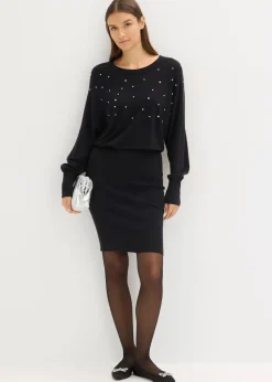 Discount Strickkleid aus softem Viskose-Mix Damen Bekleidung·Umstandsmode|Bekleidung·Pullover & Strickjacken