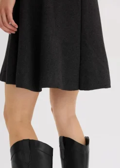 Damen bonprix Kleider|Strickmode|Strickkleid aus softem Viskose-Mix