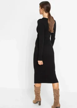 Damen bonprix Bekleidung·Umstandsmode|Bekleidung·Pullover & Strickjacken|Strickkleid aus Viskose-Mix
