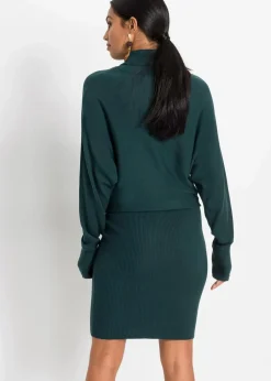 Strickkleid aus Viskose-Mix Damen Bekleidung·Umstandsmode|Strickmode