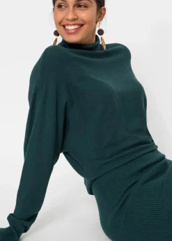 Strickkleid aus Viskose-Mix Damen Bekleidung·Umstandsmode|Strickmode