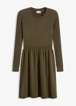 Best Strickkleid aus Viskose-Mix Damen Bekleidung·Umstandsmode|Strickmode