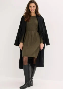 Best Strickkleid aus Viskose-Mix Damen Bekleidung·Umstandsmode|Strickmode