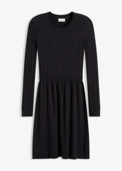 Discount Strickkleid aus Viskose-Mix Damen Bekleidung·Umstandsmode|Strickmode