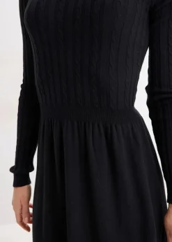 Discount Strickkleid aus Viskose-Mix Damen Bekleidung·Umstandsmode|Strickmode