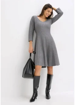 Damen bonprix Bekleidung·Umstandsmode|Strickmode|Strickkleid aus weichem Viskose-Mix