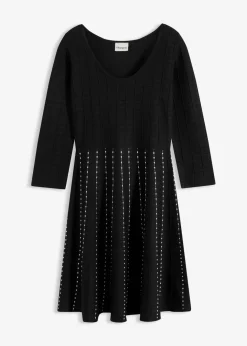 Discount Strickkleid aus weichem Viskose-Mix Damen Kleider|Bekleidung·Pullover & Strickjacken