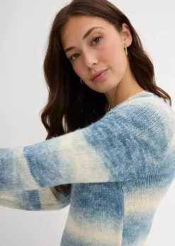 Damen bonprix Kleider|Strickmode|Strickkleid aus weichem Woll-Mix