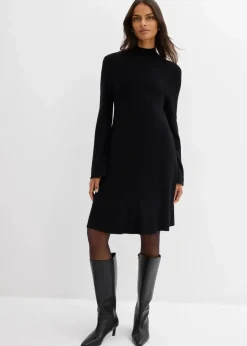 Discount Strickkleid in A-Linie aus Viskose-Mix Damen Bekleidung·Umstandsmode|Strickmode