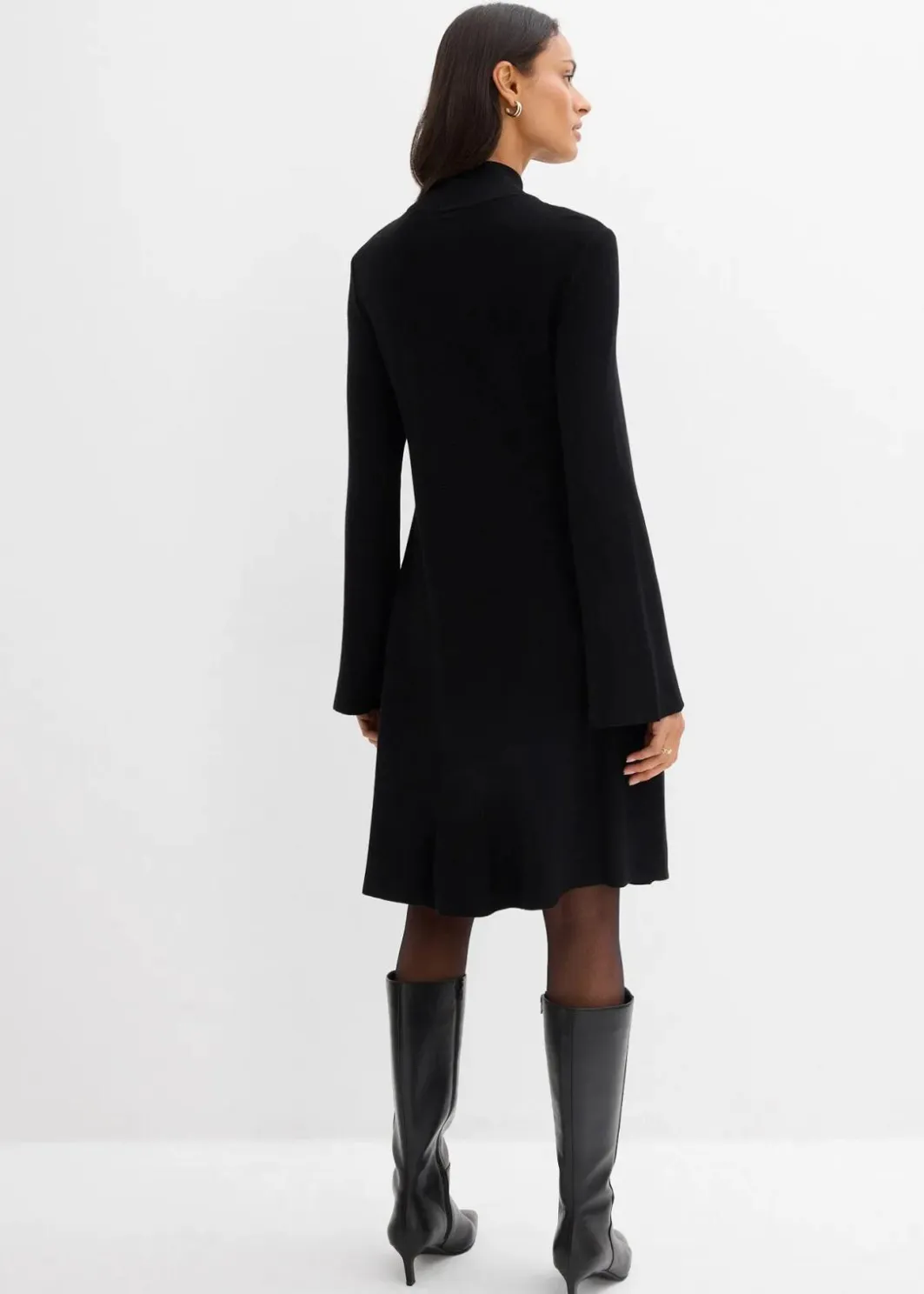Discount Strickkleid in A-Linie aus Viskose-Mix Damen Bekleidung·Umstandsmode|Strickmode