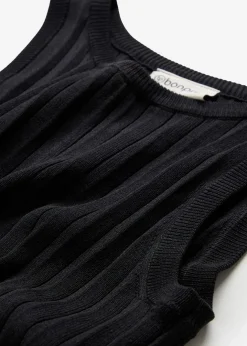 Sale Strickkleid in A-Linie aus Viskose-Mix Damen Kleider|Strickmode