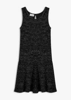 Clearance Strickkleid in Häkeloptik Damen Strickmode|Kleider