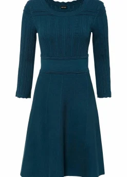 Hot Strickkleid mit Ajourmuster Damen Bekleidung·Umstandsmode|Strickmode