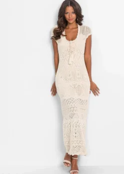 Hot Strickkleid mit Ajour-Muster Damen Bekleidung·Umstandsmode|Bekleidung·Pullover & Strickjacken