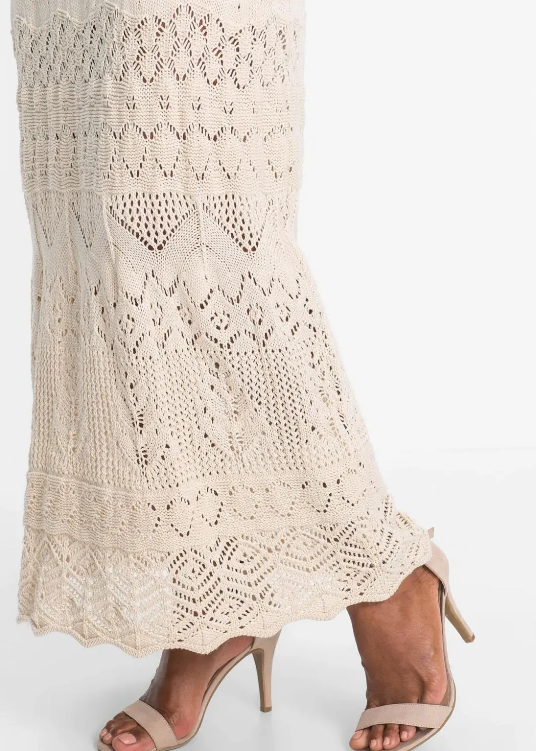Hot Strickkleid mit Ajour-Muster Damen Bekleidung·Umstandsmode|Bekleidung·Pullover & Strickjacken