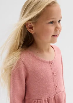 New Strickkleid mit dekorativer Knopfleiste Kinder Mädchen 2-8 Jahre·Kleider & Röcke
