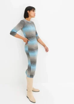 Damen bonprix Bekleidung·Umstandsmode|Bekleidung·Pullover & Strickjacken|Strickkleid mit Farbverlauf