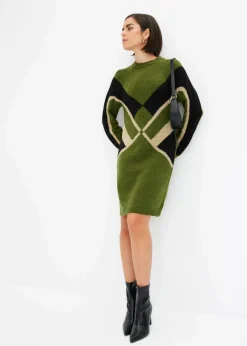 Best Strickkleid mit Glitzereffekt Damen Strickmode|Kleider