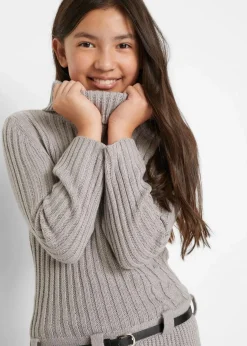 Hot Strickkleid mit Gürtel (2-tlg. Set) Kinder Mädchen 9-16 Jahre·Kleider & Jumpsuits