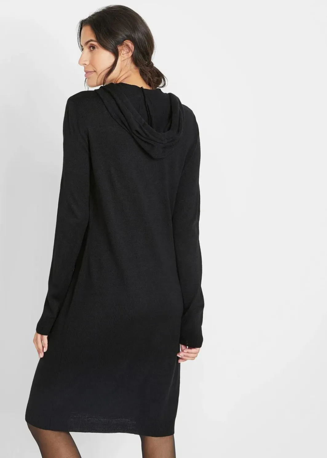 Damen bonprix Bekleidung·Umstandsmode|Bekleidung·Pullover & Strickjacken|Strickkleid mit Kapuze