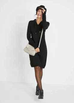 Damen bonprix Bekleidung·Umstandsmode|Bekleidung·Pullover & Strickjacken|Strickkleid mit Kapuze