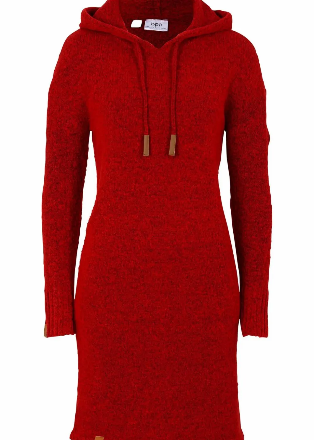 Sale Strickkleid mit Kapuze Damen Kleider|Strickmode