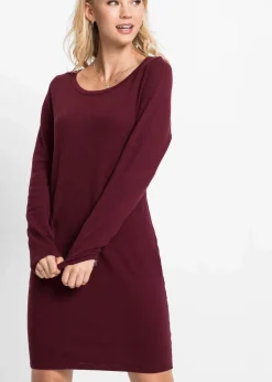 Online Strickkleid mit legerem Schnitt Damen Bekleidung·Umstandsmode|Strickmode