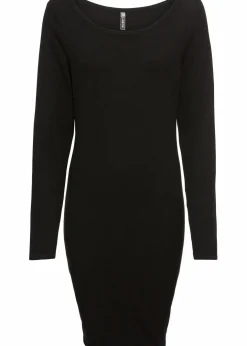 Damen bonprix Basics|Bekleidung·Pullover & Strickjacken|Strickkleid mit legerem Schnitt