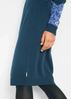 Best Strickkleid mit Norwegermuster Damen Bekleidung·Umstandsmode|Kleider