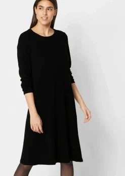 Damen bonprix Bekleidung·Umstandsmode|Kleider|Strickkleid mit recycelter Baumwolle