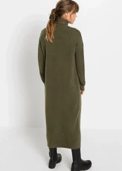 Damen bonprix Bekleidung·Umstandsmode|Bekleidung·Pullover & Strickjacken|Strickkleid mit Rollkragen