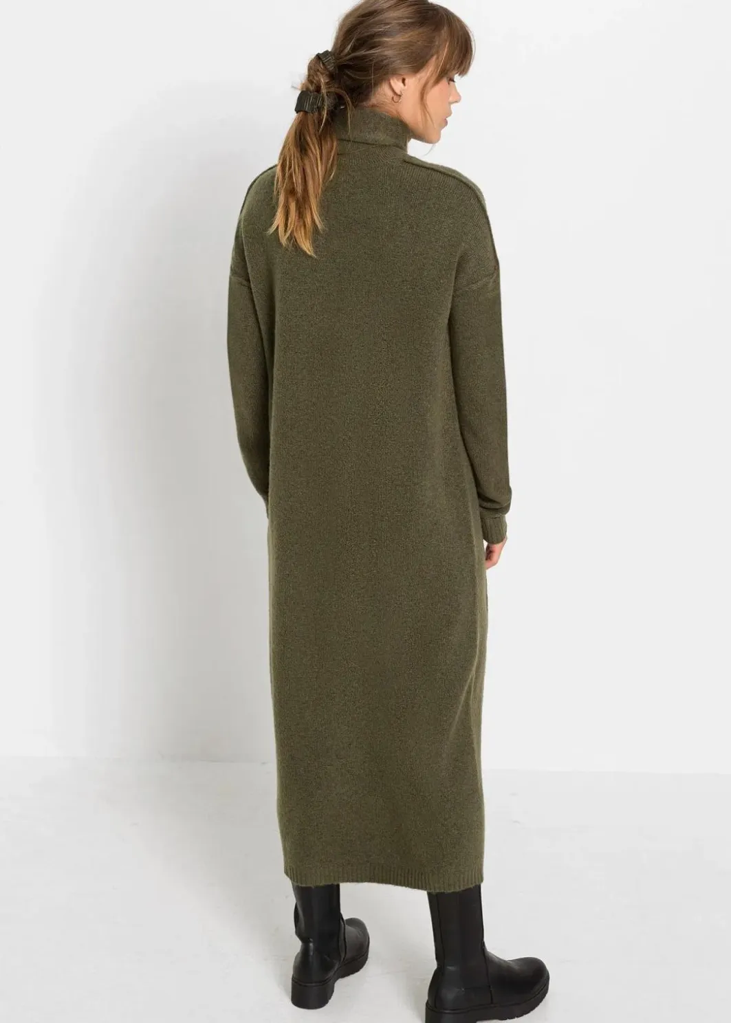 Damen bonprix Bekleidung·Umstandsmode|Bekleidung·Pullover & Strickjacken|Strickkleid mit Rollkragen
