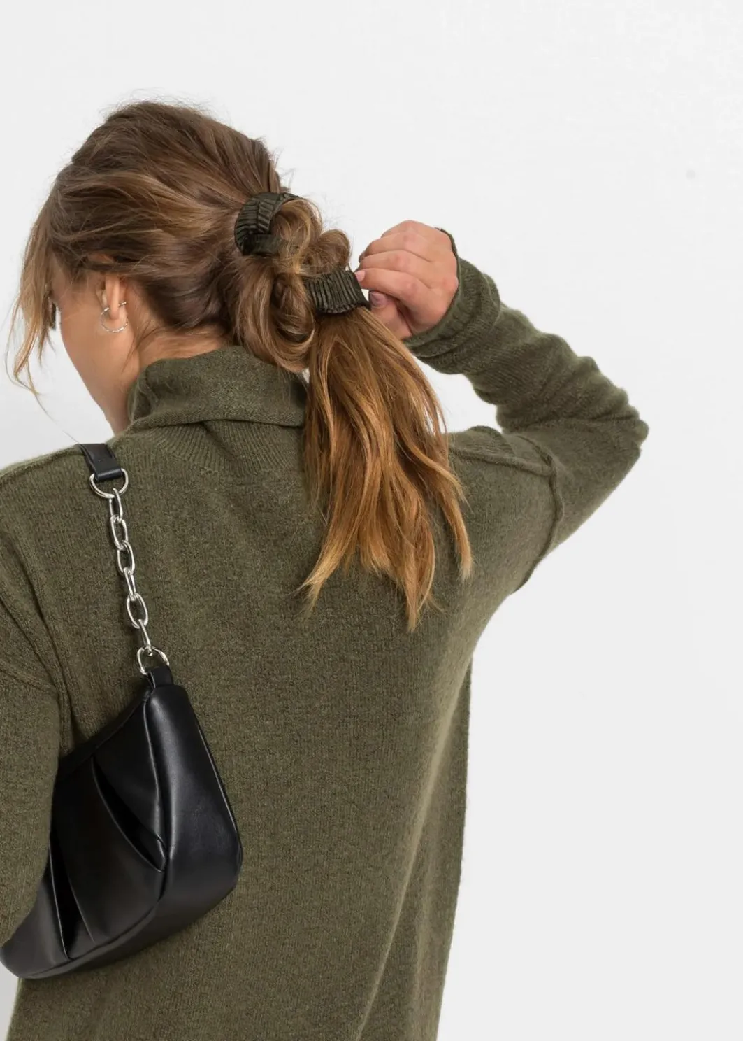 Damen bonprix Bekleidung·Umstandsmode|Bekleidung·Pullover & Strickjacken|Strickkleid mit Rollkragen