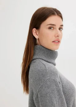 Strickkleid mit Rollkragen Damen Bekleidung·Umstandsmode|Bekleidung·Pullover & Strickjacken