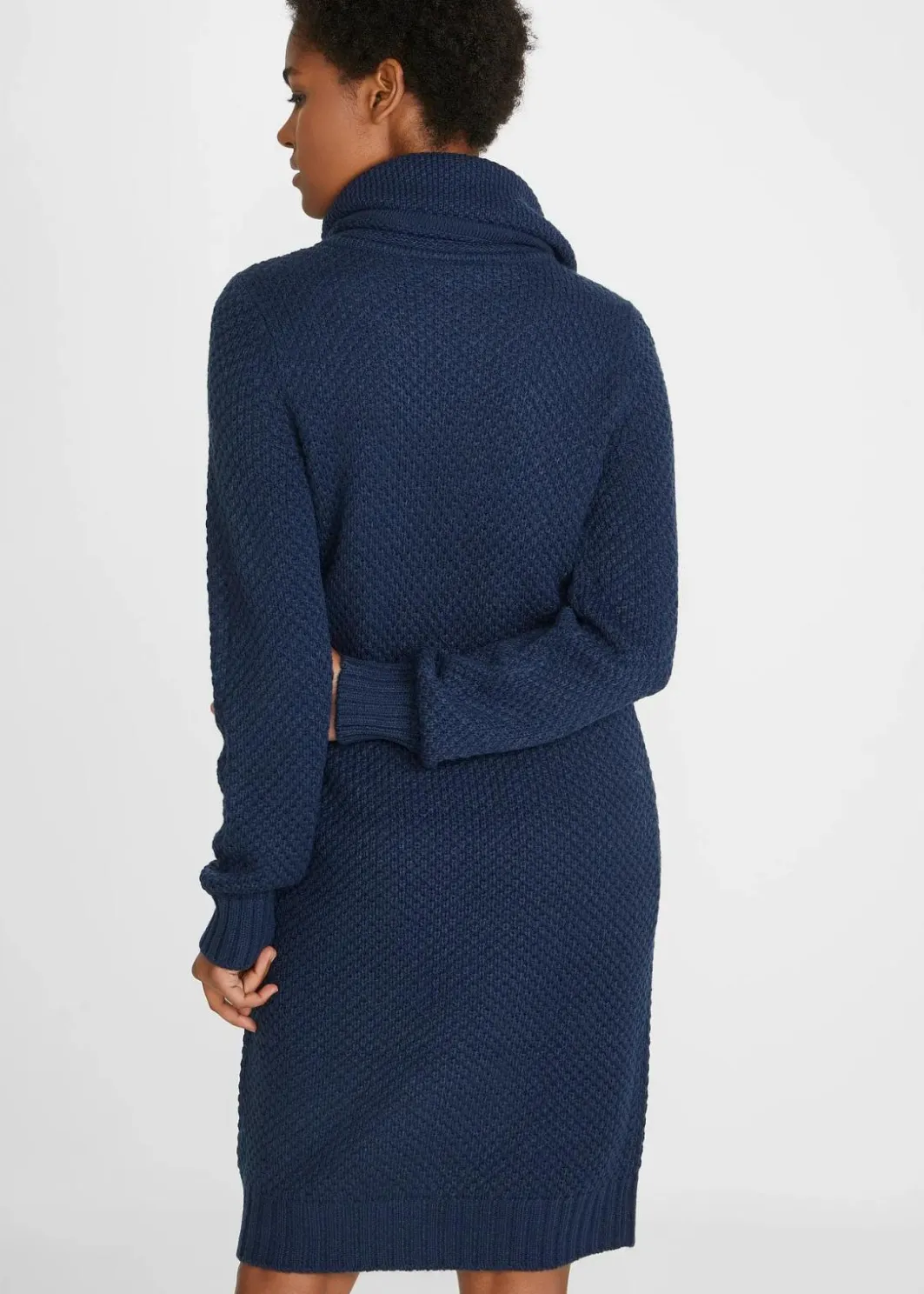 Damen bonprix Bekleidung·Umstandsmode|Bekleidung·Pullover & Strickjacken|Strickkleid mit Schalkragen