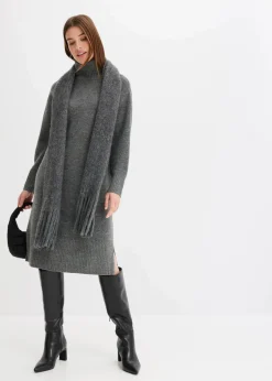 Outlet Strickkleid mit Schlitz Damen Bekleidung·Umstandsmode|Bekleidung·Pullover & Strickjacken