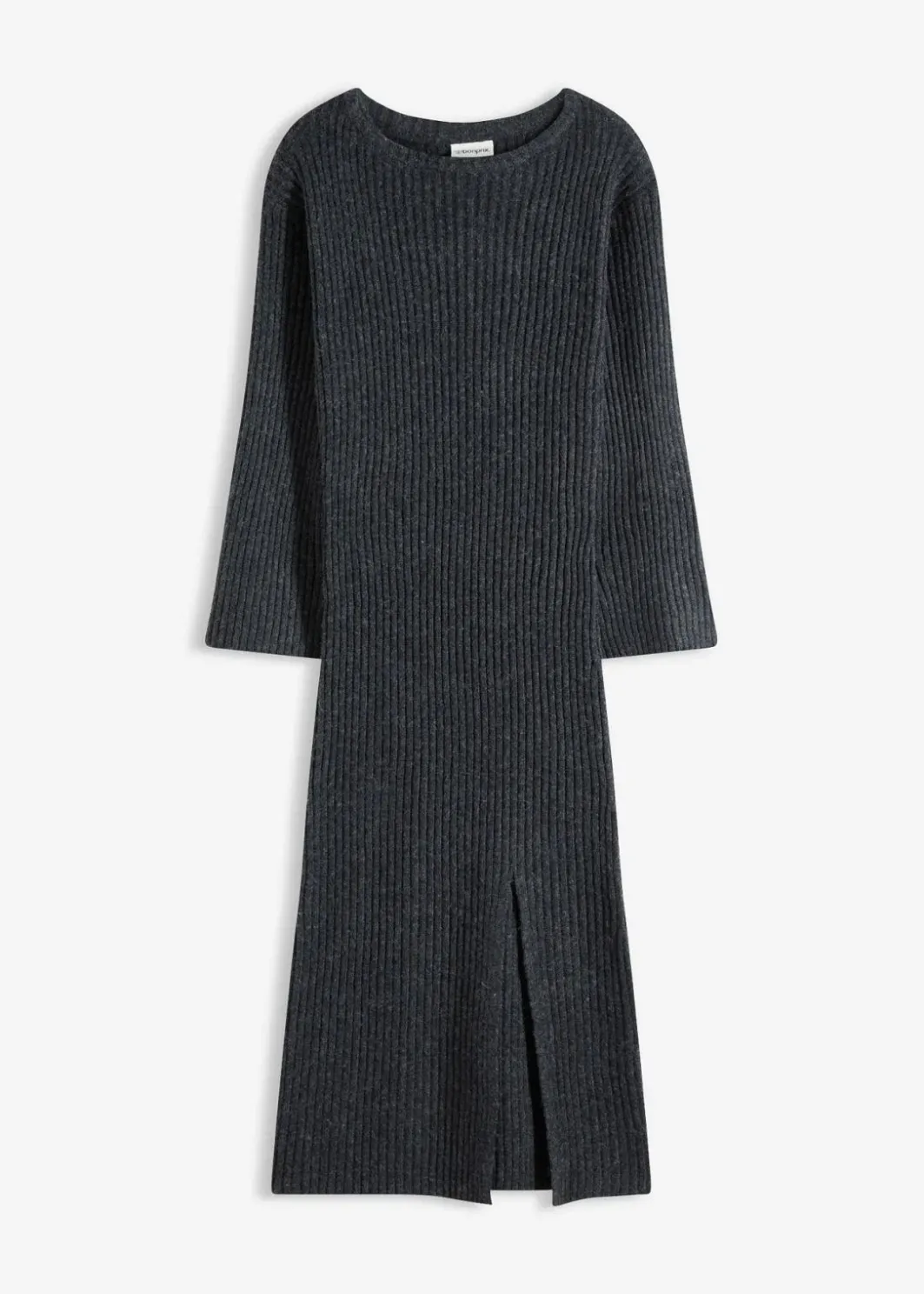 Damen bonprix Bekleidung·Umstandsmode|Kleider|Strickkleid mit Schlitz
