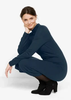 Online Strickkleid mit Stehkragen Damen Kleider|Basics