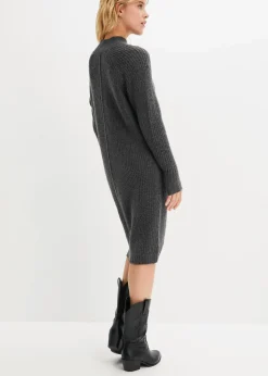 Damen bonprix Bekleidung·Umstandsmode|Bekleidung·Pullover & Strickjacken|Strickkleid mit Vokuhila-Saum