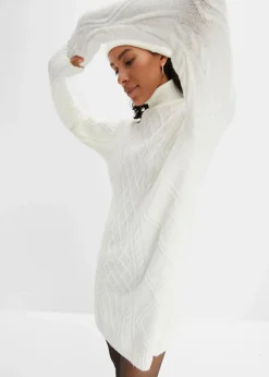 Outlet Strickkleid mit Zopfmuster Damen Bekleidung·Umstandsmode|Bekleidung·Pullover & Strickjacken
